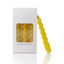 3pcs/Box Spiral Taper Candles, 7.1 Inches/18cm, 2cm Bottom Diameter, 6 Hours Burn Time, Unscented, Non-Drip, Tapered Design, Suitable For Dinner Parties, Weddings, Room Decor, Birthday Gifts, Graduation Ceremonies And More - Yellow - View 9