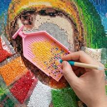 5D Diamond Painting Tray, Portable Diamond Painting Accessories & Tools, Suitable For Beginners And Professional Crafters - Multicolor - View 7