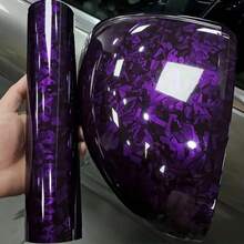 1 cuộn phim dán xe hơi sợi carbon rèn, decal trang trí xe hơi/xe máy cá nhân hóa, phù hợp với hầu hết các loại xe, thân xe, phim dán độ chế. - Một kích cỡ phù hợp cho tất cả - Xem 16