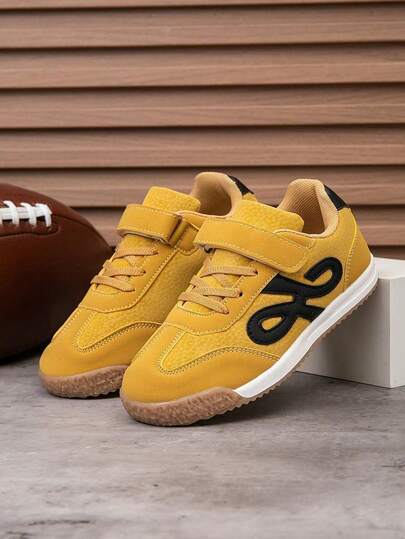 1 Pair Kids Shoes, Colorblock Breathable Comfortable Versatile Lightweight Outdoor Sports Shoes, Fashion Casual Cute Running Sneakers For Boys And Girls