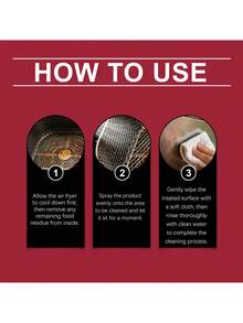 空气炸锅清洁剂，日常清洁空气炸锅内部，除油除渍清洁剂 - 液體 - 查看 6