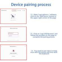 Receptor de dongle USB Cu0010 compatible con  MK235/MK245/MK270/MK275/MK295/MK315/MK345/MK470 Combos de teclado/mouse no unificante - como en la foto - Ver 4