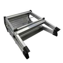 Aluminium Double 2 Step Stool 150KG (Folding Non Slip Lightweight Ladder) - Multicolor - View 5