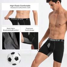 PIXUM Ms Underwear Boxer Briefs Soft Comfort Boxers Moisture-Wicking Breathable Underwear For M - Lai - Xem 2