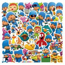 Pocoyo贴纸，可用于装饰文具、水瓶、行李箱、滑板、吉他、DIY剪贴簿材料 - 彩色 - 查看 8