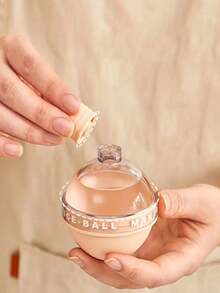 1/4Pcs 2.5in Silicone Ice Ball Maker Sphere Ice Mold For Whiskey Cocktails Kitchen Tool - Multicolor - View 2