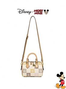 Disney Mickey Mouse Round Cylinder Crossbody Bag, Spring/Summer - Multicolor - View 7
