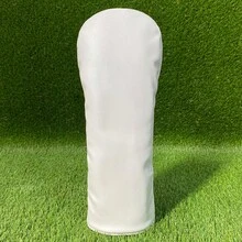 Golf Club Protective Cover, Minimalist White, Scratch And Impact Resistant, Detailed Craftsmanship, Fits Most Club Models, Practical Golf Accessory - White - View 7