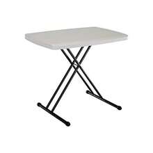 Mesa personal plegable altura media práctica hogar oficina estudio - blanco - Ver 5