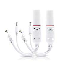 Adaptador divisor PoE activo impermeable de 48 V a 12 V IEEE 802.3af compatible con 10/100 Mbps divisor de alimentación a través de Ethernet para exteriores para cámara IP de vigilancia AP - como en la foto - Ver 7