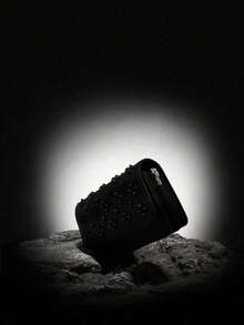 Women's Luxury Custom Letter Small Crossbody Chain Bag - Black - Black - View 6