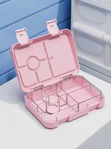 Yocity 1pc Solid Color Or Printed Detachable Bento Box, Lunch Box, Divided Lunch Box, Suitable For Picnic, Cafeteria, Kitchen Organization, Kitchen Accessories, Suitable For Work And Travel (Stickers Sold Separately) - Multicolor - View 16