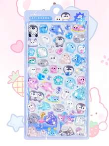 3D Embossed Stickers For Children's Art And Crafts, Interchangeable Sticker Game, Office And School Decorative Stickers, Birthday And Christmas Gifts - Multicolor - View 11