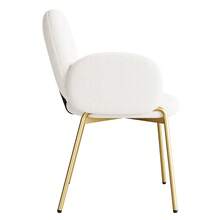 Restaurant Chairs, Lounge Chairs, Banquet Chairs, Yellow Gold Legs, Beige, Dimensions: W 55 Cm X D 64.5 Cm X H 88 Cm - Beige - View 7