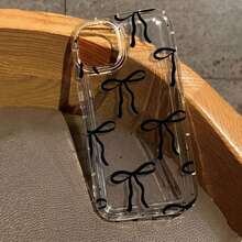 Cute Pink Heart Bow Phone 17 16 15 14 13 12 11 Pro 13 12 17Air 16e Shockproof Soft Cases Coque FRJZ - T7765 - 查看 4