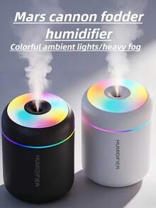 Mini Essential Oil Aromatherapy Mist Humidifier Set, Cold Mist Humidifier, USB Powered + Large Water Tank + LED Soft Lighting, Humidify Air, Keep Fresh, Compact Design, Multi-Scene Quiet Aroma Diffuser, Relax Body And Mind - one-size - View 1