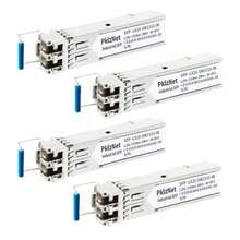 Transceptor de red industrial de 1.25 G SFP de un solo modo de fibra transceptor LX SM1310 nm de 20 km DDM interfaz dúplex LC - como en la foto - Ver 9