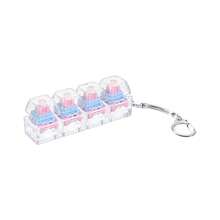 Reusable Sensory Stress Relief Toy With Realistic Keyboard Switch Clicking Sound Fidget Toy Keychain - Suitable For Commuting, Office, Study, Travel And Home Relaxation - Ideal Gift For Christmas, Valentine's Day, Birthday, Easter And Graduation - Available In Multiple Colors, Helps Relieve Anxiety And Improve Focus - Multicolor - View 16
