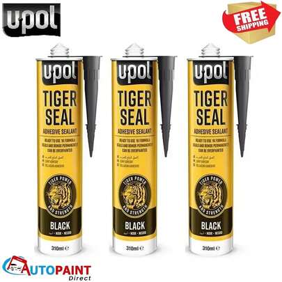 3 X Upol Er Seal Blk 310ml Polyurethane Adhesive Sealant /NB New U-POL