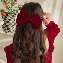 1 Stück eleganter Oversized Plüsch-Schleifen-Haarclip, süße Haarspange, Prinzessinnen-Haarreif, Haarklammer, Haarspange, Haarspangen, Haarschmuck für Frauen - Verschiedenfarbig - Übersicht 8