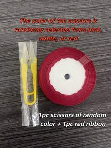 1pc Wide Polyester Satin Ribbon, Wedding Cake Decor Bow Ribbon, Gift Wrapping Decoration Ribbon, Camping Supplies, Party Supplies, Friend Gatherings, Family Dinners - Multicolor - View 16