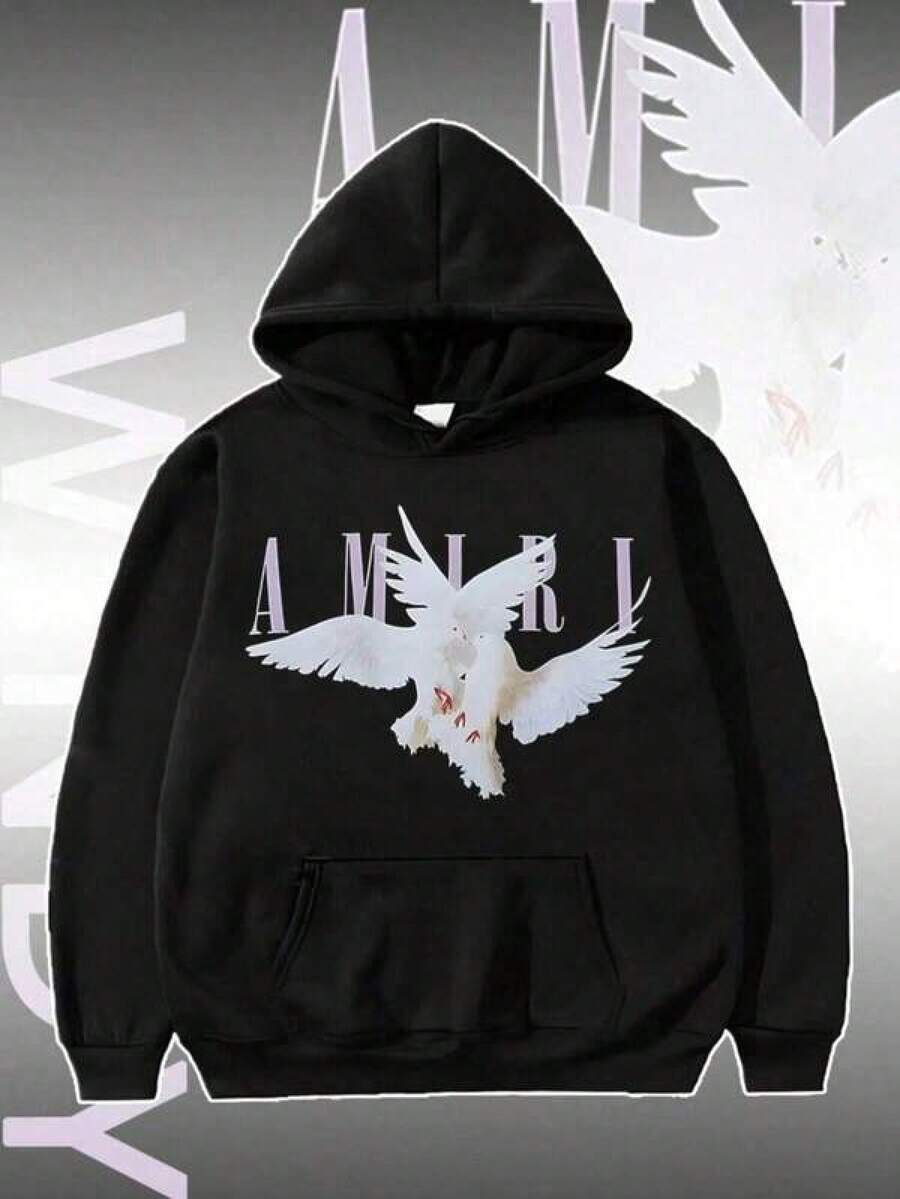 Men Outdoor Hoodies & Sweatshirts - Black - View 1