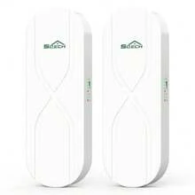 Puente Inalámbrico SQECH WB503X-S Puente Inalámbrico Punto a Punto con Puerto LAN de 100/100Mbps WiFi Puente de 3KM y 5 8G para PTP/PTMP con Antena de Alta Ganancia de 14dBi Alimentación POE 24V-55V - como en la foto - Ver 9