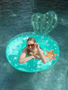 1pc Outdoor Summer PVC Inflatable Starfish Adult Backrest Lounge Chair With Water Games And Swimming Rings, Suitable For Beach Parties And Beach Water Sports, Pool Inflatable, Beach Essentials, Pool Float - Multicolor - View 6