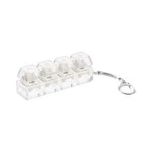 Reusable Sensory Stress Relief Toy With Realistic Keyboard Switch Clicking Sound Fidget Toy Keychain - Suitable For Commuting, Office, Study, Travel And Home Relaxation - Ideal Gift For Christmas, Valentine's Day, Birthday, Easter And Graduation - Available In Multiple Colors, Helps Relieve Anxiety And Improve Focus - Multicolor - View 14