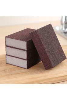 4/2pcs Set Magic Sponge Eraser, Emery Rust Cleaning Brush, Stain Remover Cleaner, Suitable For Kitchen, Bathroom, Household Items - Multicolor - View 13