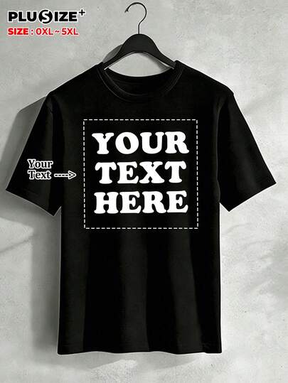 PLUS SIZE Personalized Crew Neck Dog & Cat Pet Souvenir Gifts,Women's Casual T-Shirts– Add Your Pictures(Selfie/Photo/Friend Photo /Lover Photo/Boyfriend Photo/Couple Logo/ Boyfriend Customized).You Can Personalize Printed T-Shirts With Text To Celebrate Father's Day And Mother's Day.