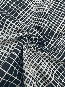 Versatile Sleeveless Dress, Black & White Plaid Pattern, Suitable For Commute And Vacation - Black - View 4