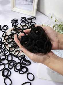 49/99/199 قطعة من ربطات الشعر الملونة والسوداء، أربطة شعر مرنة للغاية، أربطة شعر سكرانشي سوداء، ربطات شعر مطاطية ناعمة، إكسسوارات شعر للنساء، مميزة وعصرية، هدية مفكرة، ربطات وأربطة شعر، إكسسوارات شعر أساسية، مرونة عالية، غير ضارة، أربطة شعر عالية المرونة، ربطات شعر غير محكمة، أربطة شعر ذيل الحصان العالية، أربطة مطاطية، إكسسوارات شعر للنساء، حبال الشعر - متعدد الألوان - مشاهدة 4