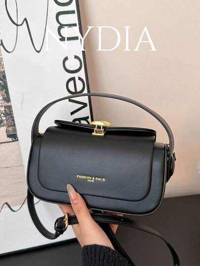 Sac à bandoulière en forme de boîte pour femmes, grand sac fourre-tout minimaliste élégant