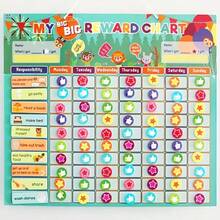 1 Bộ Bảng Thưởng Trẻ Em Màu Xanh Lá Cây Lớn, Chất Liệu Giấy & PVC, Đồ Dùng Học Tập, Bảng Thưởng Sao Có Thể Tái Sử Dụng Kèm Nhãn Dán, Thích Hợp Cho Mùa tựu trường, Lớp học và Gia đình. - Nhiều màu - Xem 10