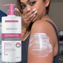 Aishimei Brightening & Nourishing Body Lotion 500ml - Brightens, Hydrates, Illuminates, Effectively Fades Blemishes, Nourishes Delicate Skin Texture - White - View 3