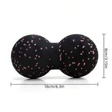 8cm*16cm Fitness Massage Ball With Dual Long Handles, Suitable For Deep Tissue Massage, Trigger Point Massage, Can Be Used On Back, Spine And Shoulders - Multicolor - View 7