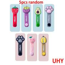 1个新款时尚卡通可爱水果造型耳机数据线收纳带，线缆整理器 - 彩色 - 查看 13