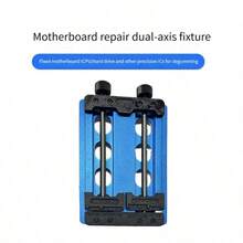 Multi-Functional Precision Repair Fixture For Smartphones, CPU Chip Holder, High Temperature Resistant, Motherboard Repair Clamp, IC Desoldering Clamp, Soldering, PCB Mainboard Fixture, Welding Fixing Tool - Blue - View 2