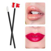 500PCS Lip Wands Applicators Disposable - Vaincre Lip Brush, Lipstick Lint Free Brush Makeup Gloss Wands, Makeup Applicator Beauty Tool Kits Black - Màu A - Xem 6