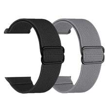 2条18mm/20mm/22mm快拆尼龙表带，兼容三星Galaxy Watch 7/4/5/6 40mm/44mm/6 Classic 43mm/47mm/Active 2/Gear S3 Classic；弹性尼龙表带，适用于华为Watch GT5/GT4 41mm/46mm/GT2/GT 3 42mm/46mm/Watch 4 Pro/GT 5 Pro；可调节弹性尼龙表带，兼容 49mm/46mm/45mm/44mm/42mm/41mm/40mm/38mm，男女通用 - 黑+深灰 - 查看 13