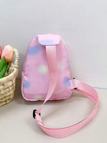 1pc Young Girl's Lightweight Zipper Closure Casual Chest Bag/Waist Bag, Suitable For Daily Use - Chest Bag - View 9