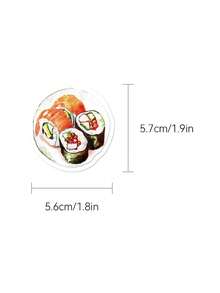 1pack/64PCS, Watercolour Sketches From A Journey Through Japan Stickers, PVC Material, Each Measuring 3 To 7 Centimetres, Creative Aesthetic Design Sticker, Each One Is Different, Applicable, Handwritten Journal, Tablet Computer, Notebook, Phone Case, Notebooks, Kindle, Pencil Case, Laptop, Motorcycle, Skateboarding, Scrapbook, Guitar - 1 Pack/64 PCS - View 4