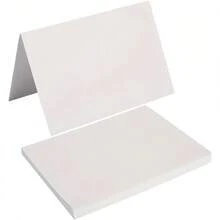 50/30pcs Blank Folding Cards (4x6 Inches), White Blank Greeting Cards, Suitable For DIY Cards, Thank You Cards, Invitations And Various Occasions - 4*6in (10*15cm) - View 8