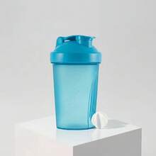 1pc 13.5oz Leak-Proof Protein Shaker Bottle With Mixing Ball, Suitable For Fitness And Meal Prep - Multicolor - View 13