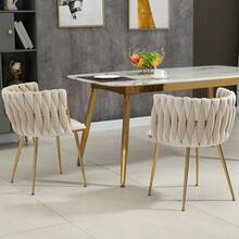 Camping Chairs & Stools - Ivory + Velvet + Foam - View 11