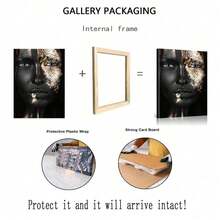 1pc, Canvas Wall Art - Portrait Style Art Print, Elegant Woman Face And Floral Wall Decor, Modern Aesthetic, Stretched Canvas With Solid Wood Frame, Ready To Hang Art For Living Room, Bedroom, Office - Poster - View 7