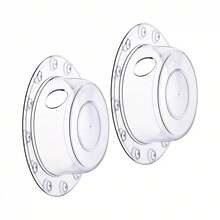 （1 件装或 2 件装）浴缸溢水盖，让您享受更深的浸泡体验 - 6.1 英寸透明塑料盖可阻挡溢水孔，让您将浴缸注水更高 - 2 Pcs - 查看 11