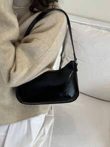 Elegant, Stylish, Fashionable, High-End And Sophisticated Women's Single-Shoulder Bag From 2026. New Model. Simple And Versatile, With An Elegant Appearance. - Black - View 9