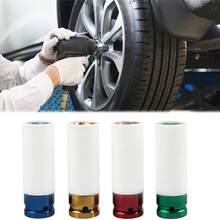 Premium Hexagonal Pneumatic Wrench Tire Screw Socket Compatible With 1/2 Inch Wrench Durable Impact Socket Tool - Hexagonal Sleeve - View 4